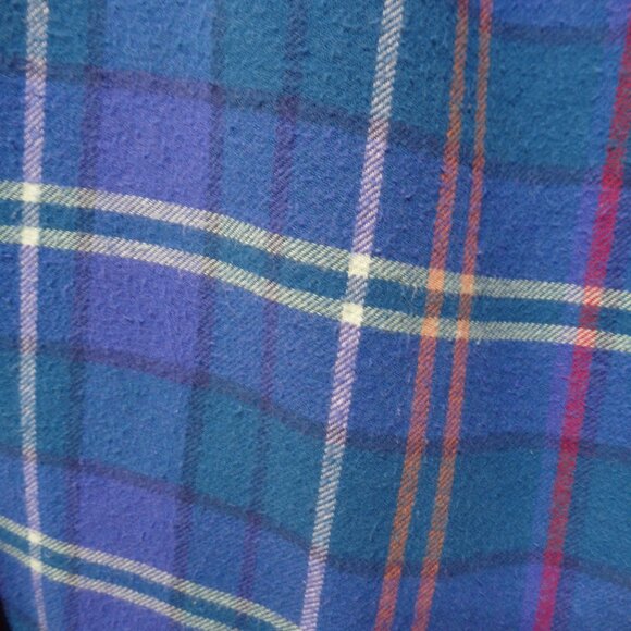 Women's Croft and Barrow blue X-large flannel - Picture 5 of 7
